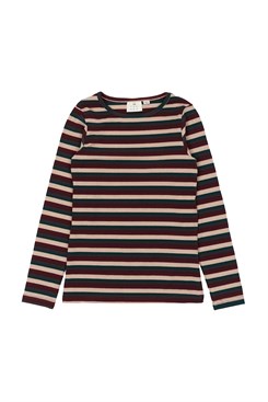 The New Madeline LS Tee - Multi stripe